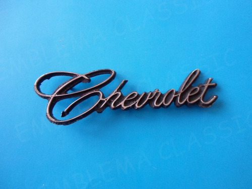 Emblema Chevrolet Clasico Manuscrito