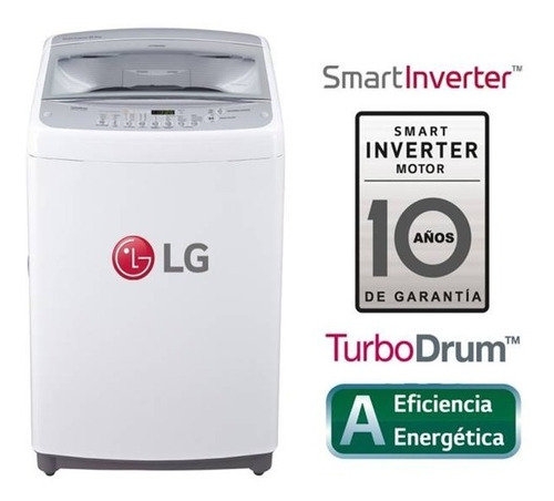Lavadora LG 18kg Carga Superior Smart Inverter Con Turbodrum