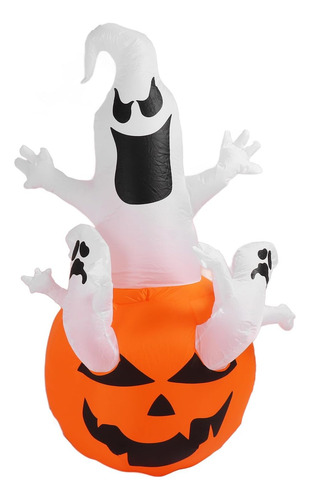 Fantasma De Calabaza Soplada De Halloween De 6 Pies