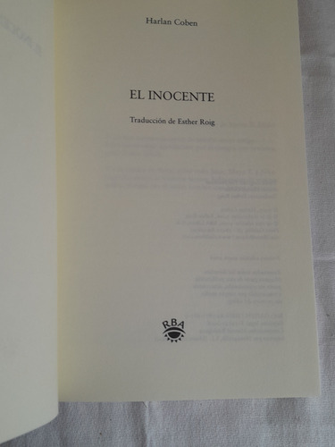 El Inocente Harlan Coben (Usado)