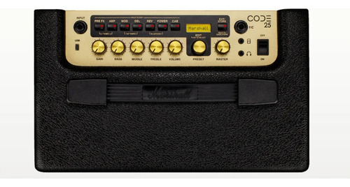 Amplificador Guitarra Marshall Code 25 Bluetooth 127v/220v