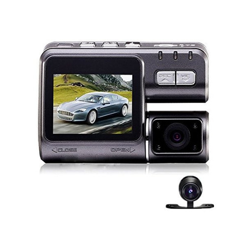 Video Del Vehículo Dash Cam Doble Lente De 2.0 Pulgadas Full