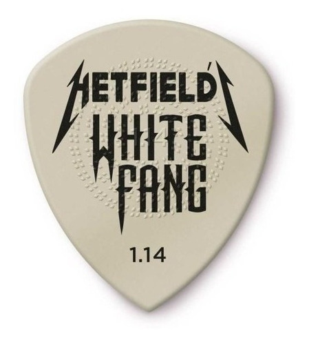 Palheta James Hetfiled White Fang Custom Ph122t Com 6 Dunlop