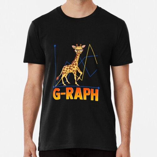 Remera Graph Pun Statistics Joke Giraffe Humor Algodon Premi