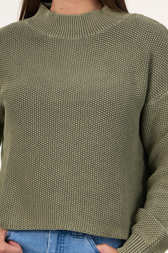 Sweater Mujer Algodón Con Proceso Verde Polemic