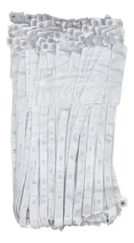 Brazalete Para Identificación Adulto Paquete Con 100 Piezas Blanco