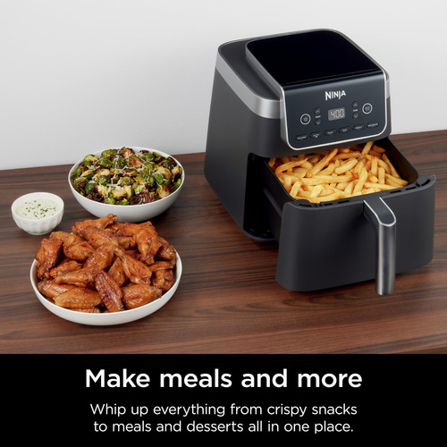 Air Fryer Ninja Air Fryer Pro Xl, 6,5 L, 6 En 1, Color Gris