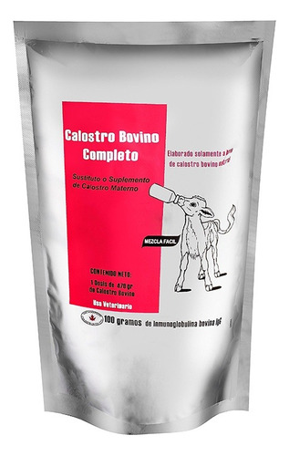 Calostro Bovino Completo Sobre 470gr