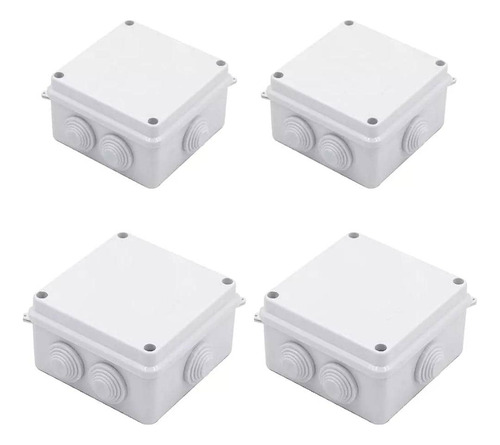 Caja De Paso 15x15x7cm Interperie Pvc Nema Ip65