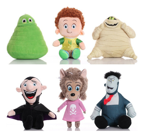 6 Piezas Hotel Transylvania Muñeco De Peluche Juguete Regalo