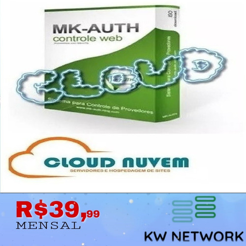 Imagem 1 de 3 de Servidor Mk-auth Cloud - 3 Gb De Ram