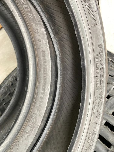Pneus 120/70/17 E 180/55/17 Bridgestone Usados Bons Hornet (Usado)