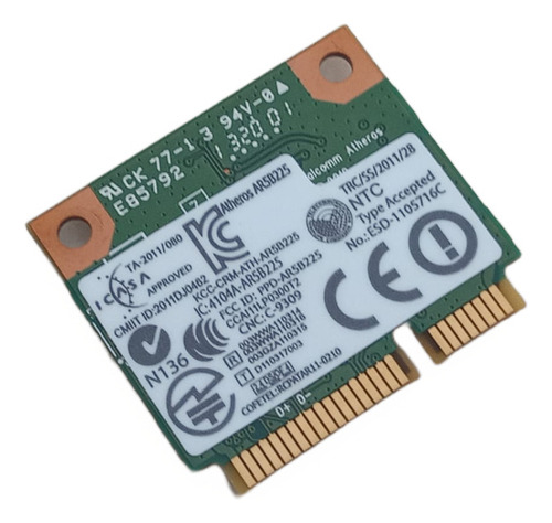 Pci Wireless + Bt Ar5b225 Para Dell Vostro 3460 P34g P34g001