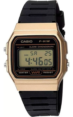 Reloj Casio Vintage F-91wm-9av Digital Unisex - 100% Nuevo