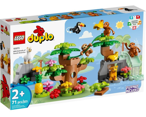 Kit Lego Duplo Fauna Salvaje De Sudamérica 10973 71 Piezas 71