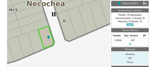 Terreno En Venta - 437mts2 - Necochea