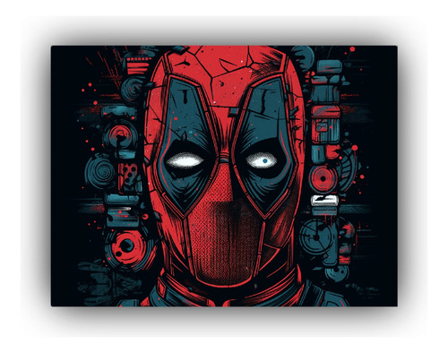 Poster Espectaculares Dead Pool Minimalista 65x50cm