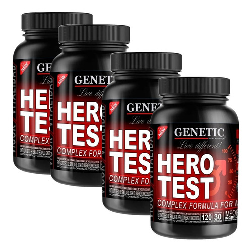 4 Hero Test Genetic Masa Muscular Y Testosterona 4 Meses