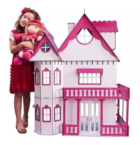 Casa De Bonecas Escala Barbie Modelo EMILY CREM – DARAMA – Loja Darama –  Construindo Sonhos!