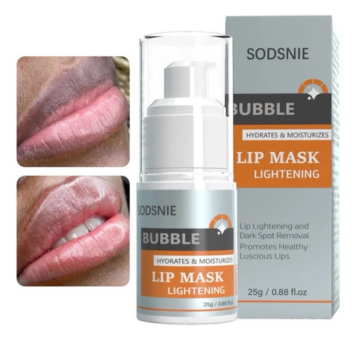Mascarilla Para Labios Obscuros, Restaura A Labios Rosas