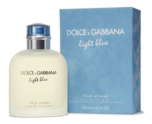 Imagen 1 de 1 de Perfume Dolce Y Gabbana Light Blue Pour Homme Edt 125 Ml