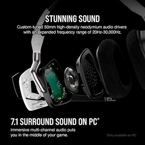 Corsair Void Rgb - Auriculares Inalámbricos Para