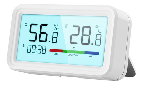 Sensor Inalámbrico De Temperatura Y Humedad Tuya Smart Wifi