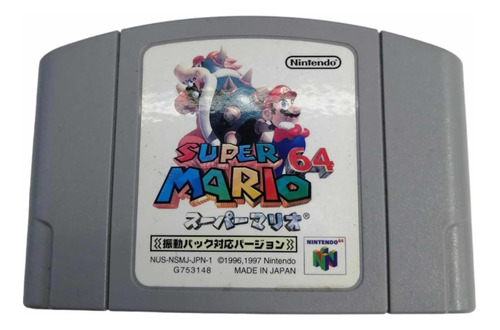 Super Mario 64 Rumble Pack Version Nintendo 64 Original (Reacondicionado)