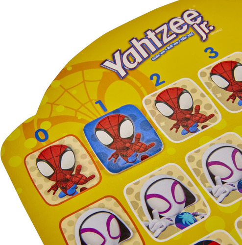 Hasbro Gaming Yahtzee Jr. Marvel Spidey Y Su Increible F...