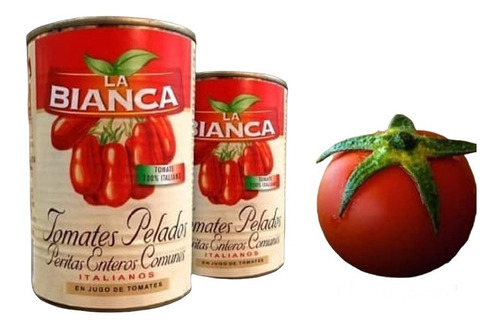 Tomate Perita La Bianca X 400 Gr Italiano-24 Unidades