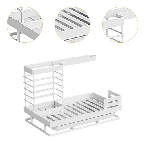 Soporte Para Esponja Para Fregadero Con Bandeja, Organizador