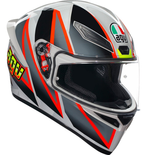 Casco Para Moto Agv K1 S Blippe Talla L Color Gris 41