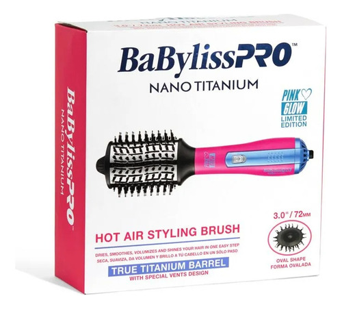 Cepillo Secador Babyliss Pro 3.0  Edicion Pink Glow