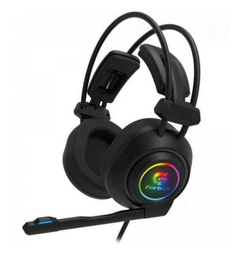 Imagem 1 de 1 de Headset Gamer Rgb Vickers Preto Fortrek