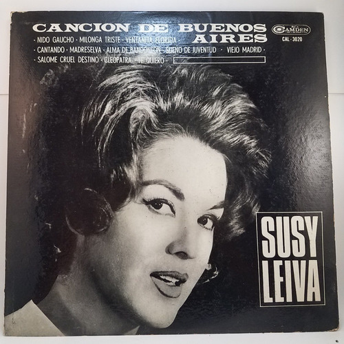 Susy Leiva - Cancion De Buenos Aires - Tango Vinilo Lp