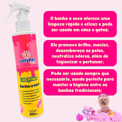 Kit Petbaloo Completo Banho Pet 4 Itens Aroma Tutti-frutti