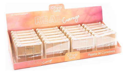 Corretivo Real Coverage 06 Cores C/24 City Girls