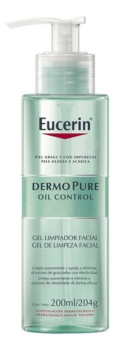 Gel Eucerin Dermopure Limpieza Facial X 200ml