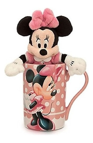 Tienda De Disney Minnie Mouse Taza De Café Taza Plush Toy Ce