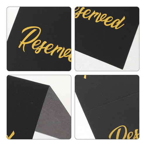 Letrero De Papel Reservado Para Mesa Reservado Para Fiestas,