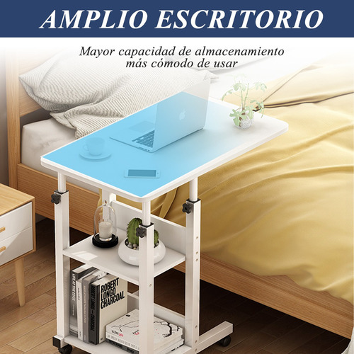 Mesa Minimalista Centro Para Computadora Con Ruedas Muebles