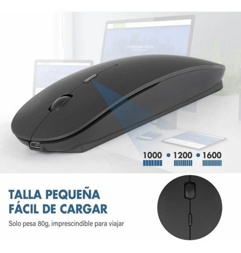 Imagen 3 de 6 de Mouse Bluetooth Recargable