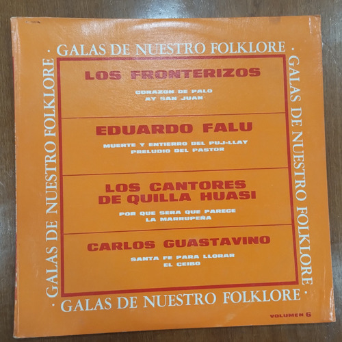 Antiguo Disco Vinilo Galas De Nuestro Folklore Vol.6