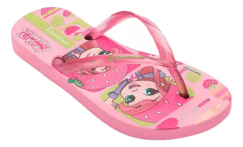 Chinelo De Dedo Infantil Ipanema Moranguinho Sugar 27173