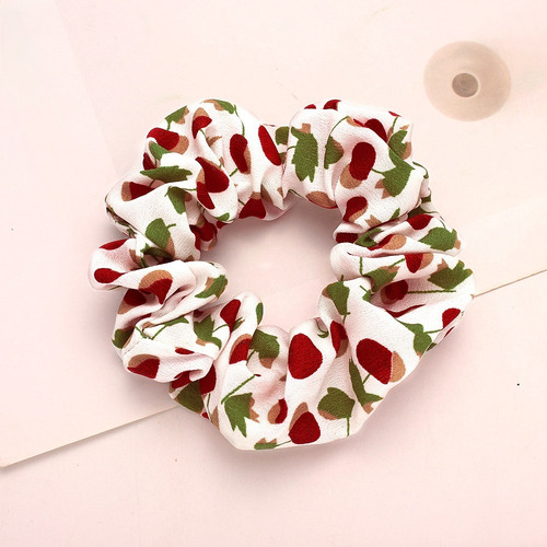 12 Scrunchies Liga Para El Pelo De Flores Accesorios Cabello