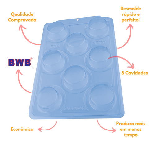 Kit 2 Formas 3 Partes Sp801 Pão De Mel Bolo Trufado Bombom