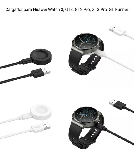 Cargador Inalámbrico Para Huawei Watch 3/gt3/gt2 Pro/gt3 Pro