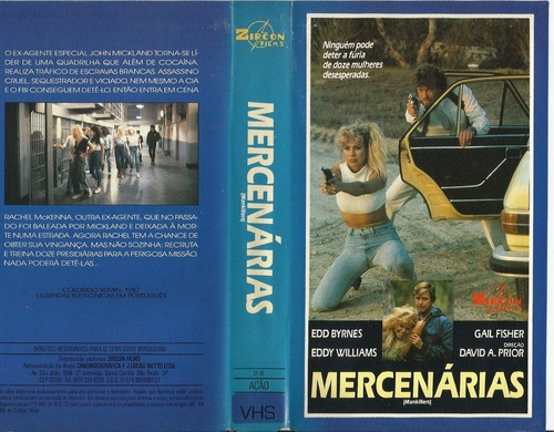 Mercenárias - Edd Byrnes - Gail Fisher - David A Prior Raro (Usado)