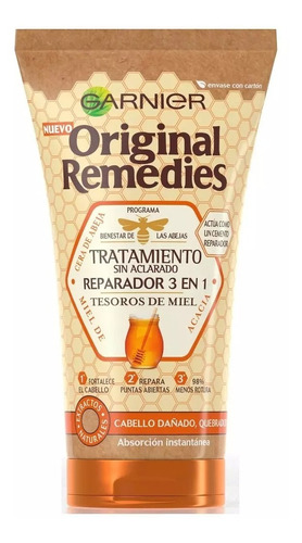 Original Remedies Crema Para Peinar 3 En 1 Tesorosmiel 150ml