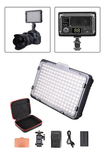 Luz Led Para Cámara, Lámpara De Vídeo, Panel De Estilo C